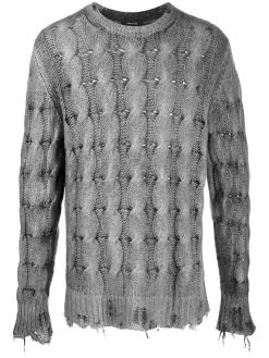 Avant Toi pull en maille torsadée