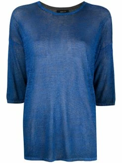 Avant Toi pull à effet d'épaules descendues