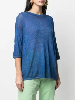 Avant Toi pull à effet d'épaules descendues