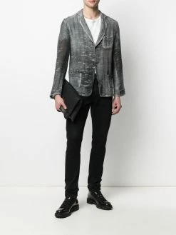 Avant Toi blazer à effet délavé