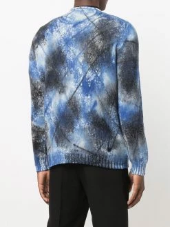 Avant Toi pull en cachemire à effet taches de peinture