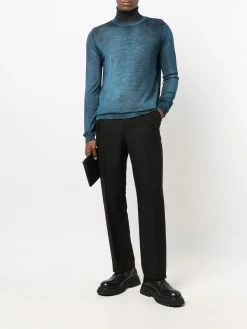 Avant Toi pull en maille nervurée à col roulé