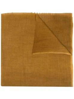 Avant Toi écharpe en cachemire à bords frangés