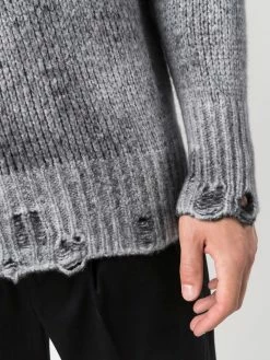 Bas Prix Avant Toi Pull à effet usé pulls homme 9 Avant Toi pull à effet usé