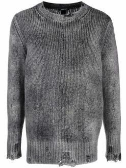 Avant Toi pull à effet usé