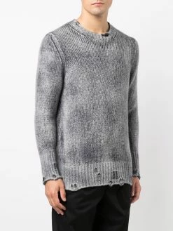 Bas Prix Avant Toi Pull à effet usé pulls homme 7 Avant Toi pull à effet usé