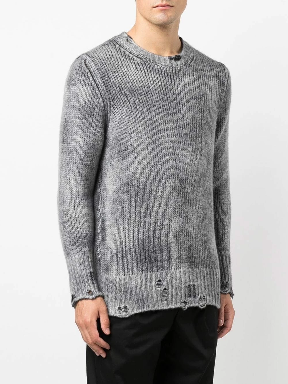 Bas Prix Avant Toi Pull à effet usé pulls homme 3 Avant Toi pull à effet usé