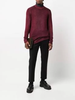 Avant Toi pull en maille nervurée à col roulé