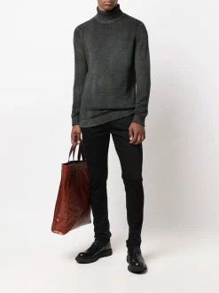 Avant Toi pull en maille nervurée à col roulé