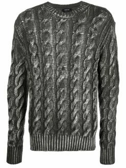 Avant Toi pull en maille torsadée