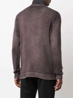 Avant Toi pull en maille nervurée à col roulé