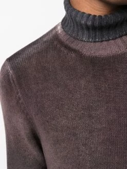 Avant Toi pull en maille nervurée à col roulé