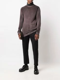 Avant Toi pull en maille nervurée à col roulé