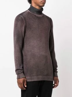 Avant Toi pull en maille nervurée à col roulé