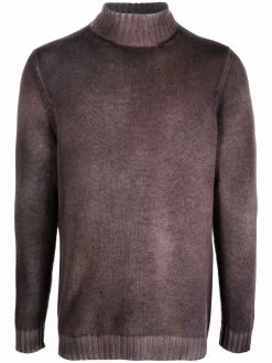 Avant Toi pull en maille nervurée à col roulé