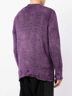 Avant Toi sweat à effet usé