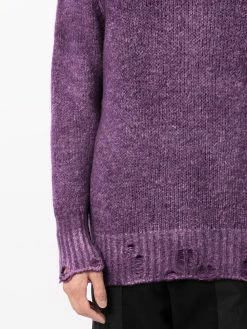 Avant Toi sweat à effet usé