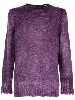 Avant Toi sweat à effet usé