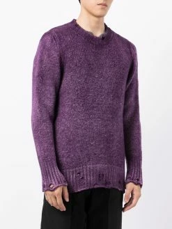 Avant Toi sweat à effet usé