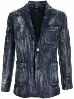 Avant Toi blazer à effet délavé