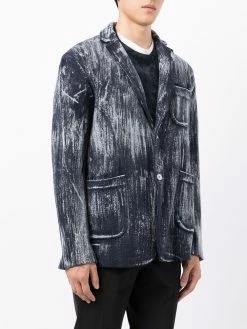 Avant Toi blazer à effet délavé