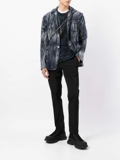 Avant Toi blazer à effet délavé