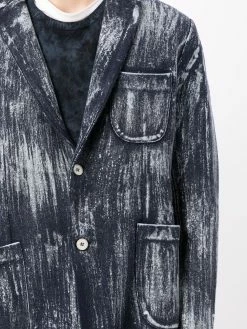 Avant Toi blazer à effet délavé