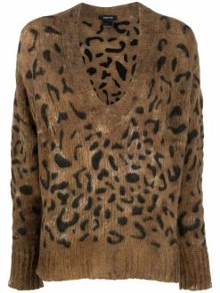 Avant Toi pull imprimé à col v