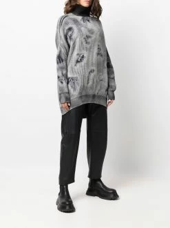 Avant Toi pull à effet usé