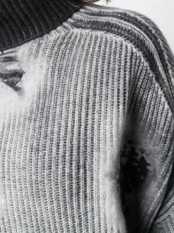 Avant Toi pull à effet usé