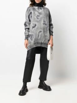 Avant Toi pull à effet usé