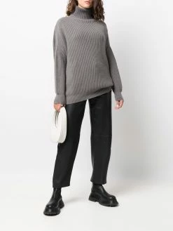 Avant Toi pull nervuré à col roulé