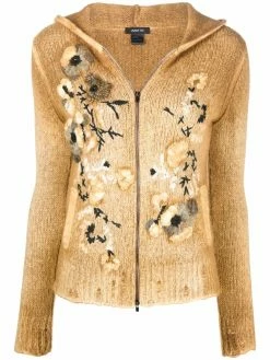 Avant Toi veste à fleurs brodées