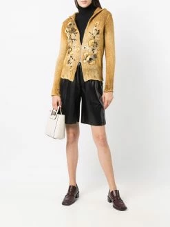 Avant Toi veste à fleurs brodées