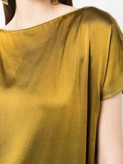 Avant Toi blouse drapée à manches courtes