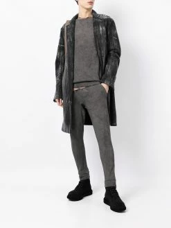 Avant Toi manteau à effet usé