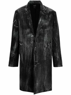 Avant Toi manteau à effet usé