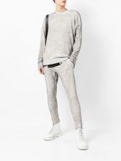 Avant Toi pantalon de jogging à effet usé