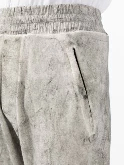 Avant Toi pantalon de jogging à effet usé