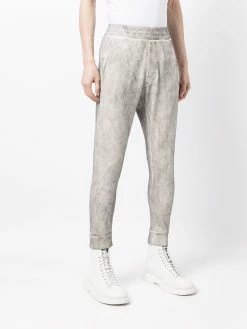 Avant Toi pantalon de jogging à effet usé