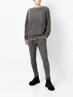 Avant Toi sweat à effet usé