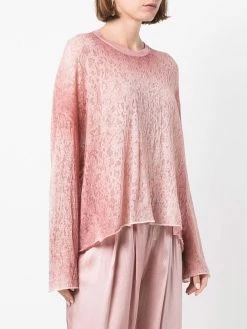 Avant Toi haut en maille à effet d’épaules descendues