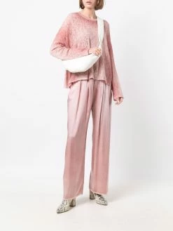 Avant Toi haut en maille à effet d’épaules descendues