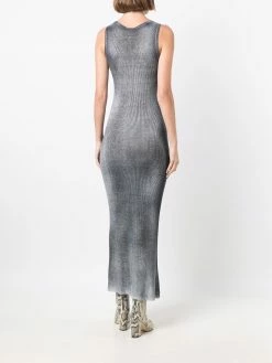 Avant Toi robe nervurée à encolure dégagée