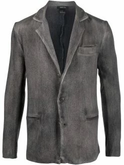 Avant Toi blazer à effet délavé