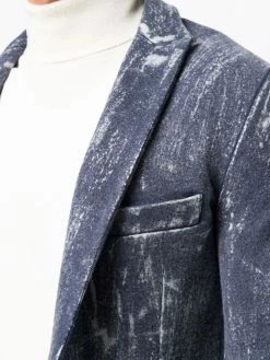 Prix Accessible Avant Toi Blazer à imprimé tie dye blazers homme 9 Avant Toi blazer à imprimé tie-dye