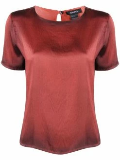 Avant Toi t-shirt en soie à col rond