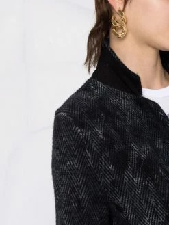 Avant Toi blazer cintré à motif de chevrons